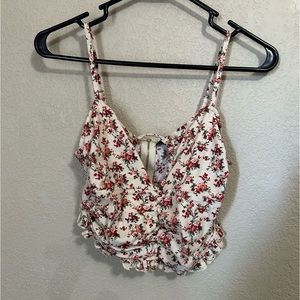 Cider floral crop top